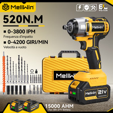 Avvitatore a impulsi a Batteria 21V Senza Spazzole Cacciavite a Cricchetto 