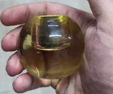 Portacandele in Vetro vintage per candela antiquariato d'epoca arredo casa