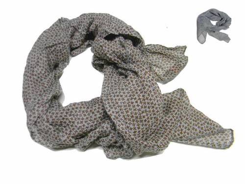 Fazzoletto collo bianco con - da,