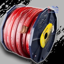 0 Gauge 20ft ROSSO Flat Power