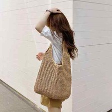 Borsa Donna Shopper Paglia