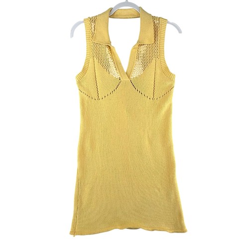 Mini abito donna zara giallo - donna,