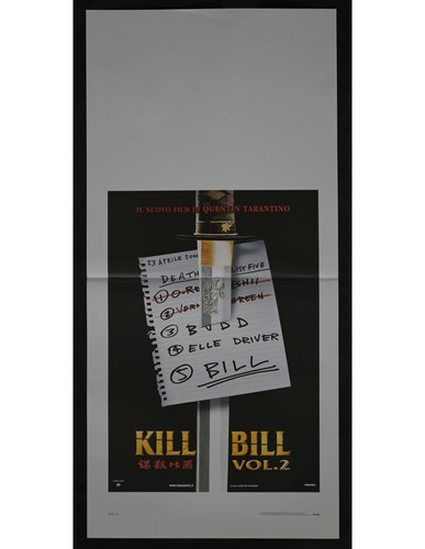 Locandina originale kill - originale,
