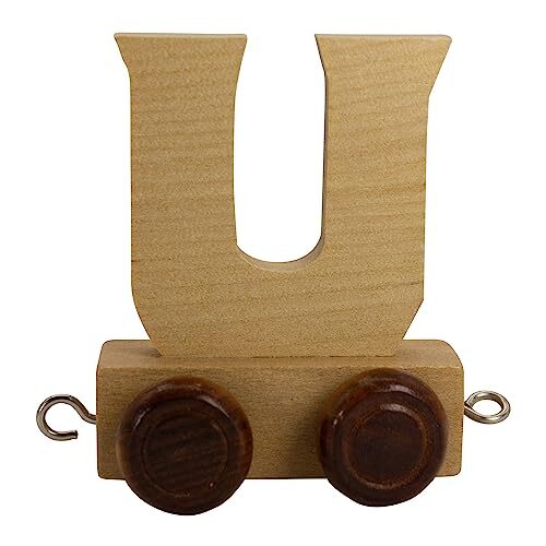 Treno lettere legno - in,