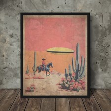 COWBOY UFO ALIENO arte da