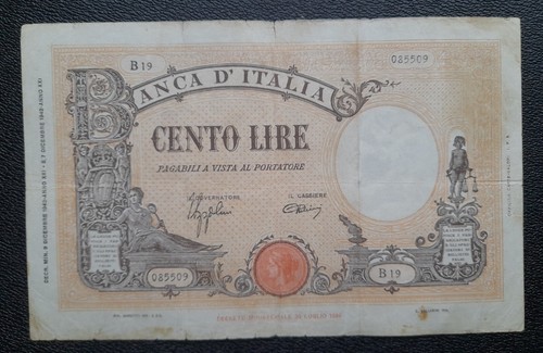 100 lire barbetti fascio - 100,