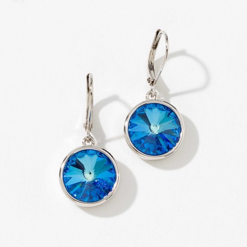 Orecchini scintillanti blu