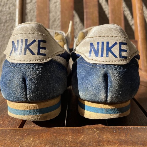 Nike nylon cortez blu - nylon,
