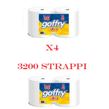 4 Rotoloni 800 strappi Bobine