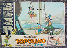 5 fotobuste TOPOLINO STORY Walt Disney MICKEY MOUSE ANNIVERSARY SHOW Paperino