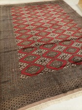 tappeto orientale Bukara annodato a mano in Pakistan con Lane Australiane 