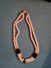 Collana due fili di perle