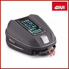 GIVI borsa serbatoio Tanklock 6 LT ST611+ con porta smartphone flangia moto