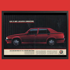 Anni ' 90  * Pubblicità Originale "Alfa Romeo, 75 Indy, Lasciatevi Conquistare”