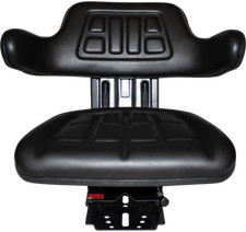 Black Tractor Suspension Seat