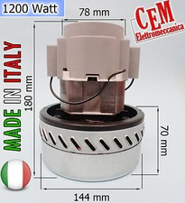 Motore  aspirapolvere e liquidi  Bistadio 1200 Watt, 230V. Soteco Portotecnica
