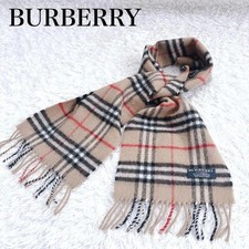Sciarpa Burberry Nova Check Cammello Lana di Agnello 100% Qualità Autentica