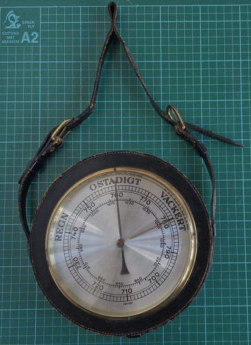 Vintage german barometer - vintage, barometer.