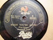 1920 PATHE REVELERS alias Shannon Four Dreamland porta ricordi di te disco 22283