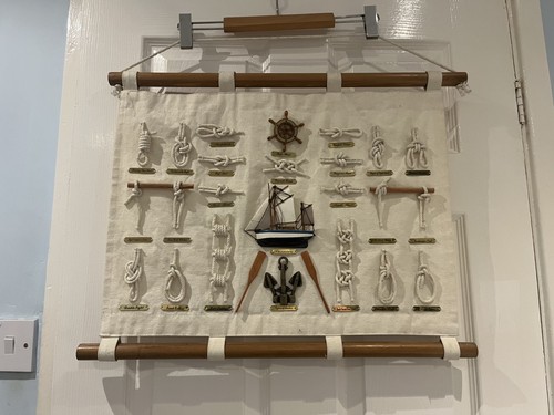 Vintage nautical knots - nautical, wall