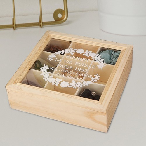 Scatola portaoggetti legno - scatola,