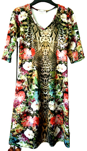 Abito stampa leopardata - , e