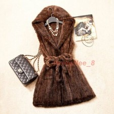 Gilet lungo donna lavorato a