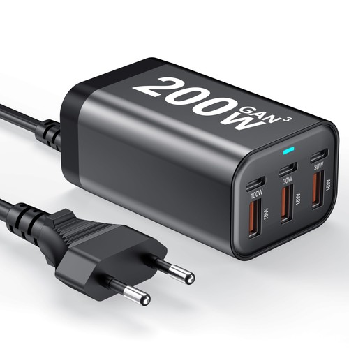 Usb caricatore 200w multi - c,
