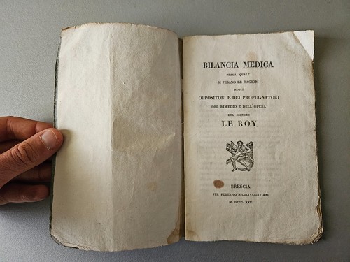 Bilancia medica nella quale - , si