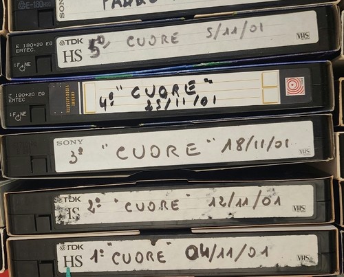 Vhs videocassette serie - serie, tv