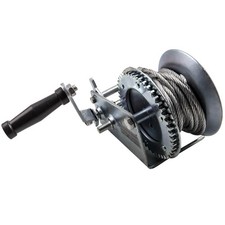 3500lbs / 1500Kg Silver Hand Winch Verricello manuale for barca rimorchio camion