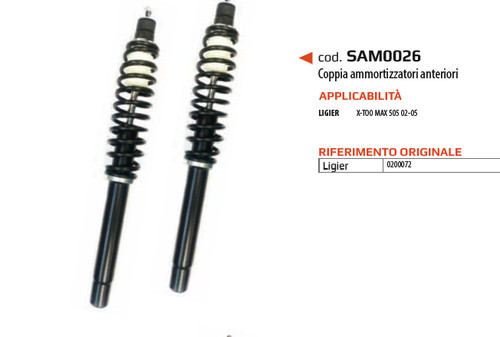 Coppia ammortizzatori - coppia,