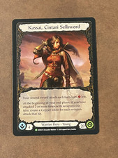 Flesh & Blood COLD FOIL Promo KASSAI, CINTARI SELLSWORD #HERO29 Mint/Unplayed