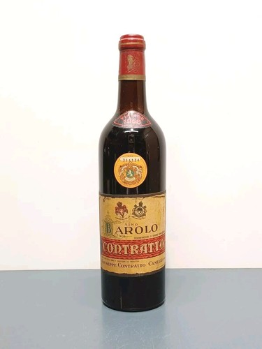 Barolo contratto 1958 canelli - barolo,