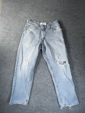 Jeans Vintage Levis Uomo 32x32 Silvertab Baggy Blu Sciolto Street Skate Lavaggio Leggero