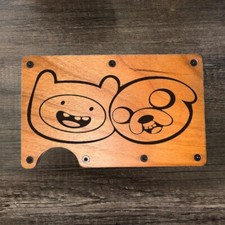 Wood Wallet Minimalist Laser