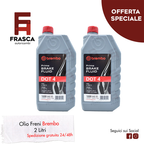 Olio freni dot - dot, prime