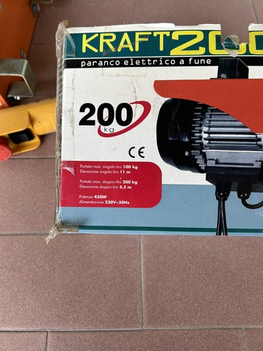 Paranco elettrico fune kraft - paranco, a
