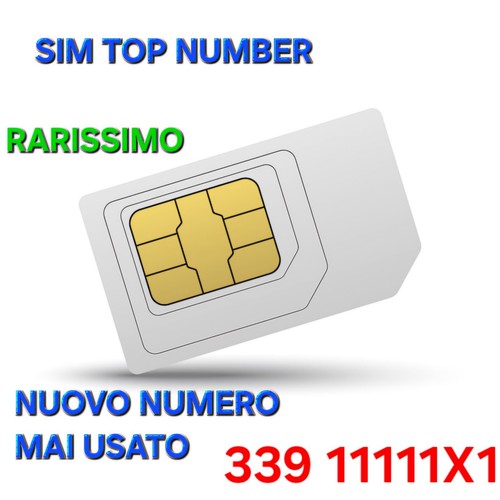 Sim gold number vip nuovo - gold,