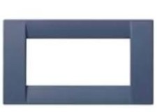 VIMAR IDEA PLACCA 4 MODULI BLU