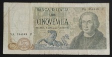 5000 LIRE COLOMBO 2° TIPO