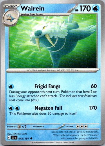 Walrein 045 191 - walrein, pokemon