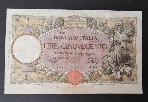 Rarissima cinquecento 500 - cinquecento, lire