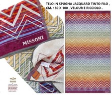 MISSONI telo spugna operata