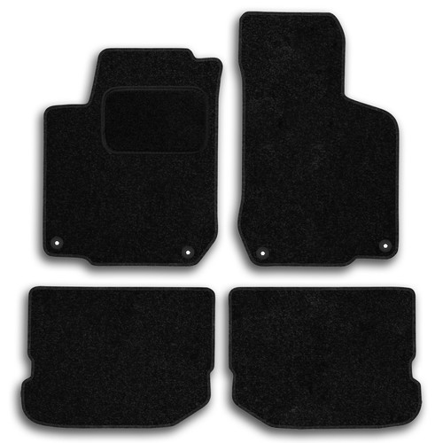 Set tappetini velluto per - 4, in