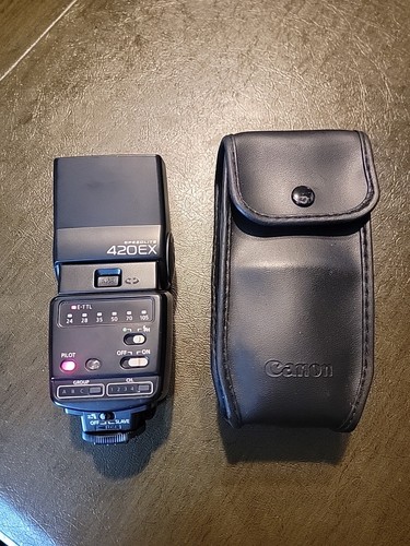 Flash canon speedlite - flash, 420ex