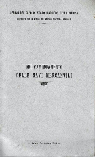 Del camuffamento delle navi