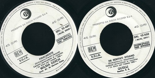 Disco giri wilma goich - ,