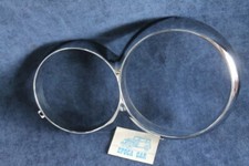 GIULIA 1600 SUPER  CORNICE FARO SINISTRA ZAMA CROMATA HEADLAMP FRAME LH N.O.S.