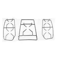 Nardi kit serie 3 griglie cucina gas piano cottura 5 fuochi nere lucide 